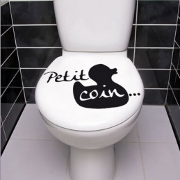 Stickers WC petit coin