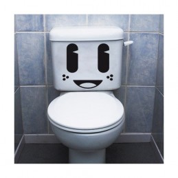 Stickers toilette WC Tête 1