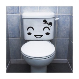 Stickers toilette WC Tête 2