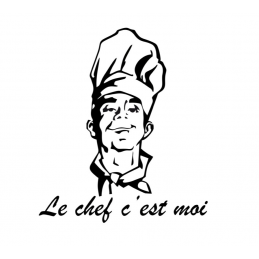 Stickers cuisine Le Chef C'est Moi