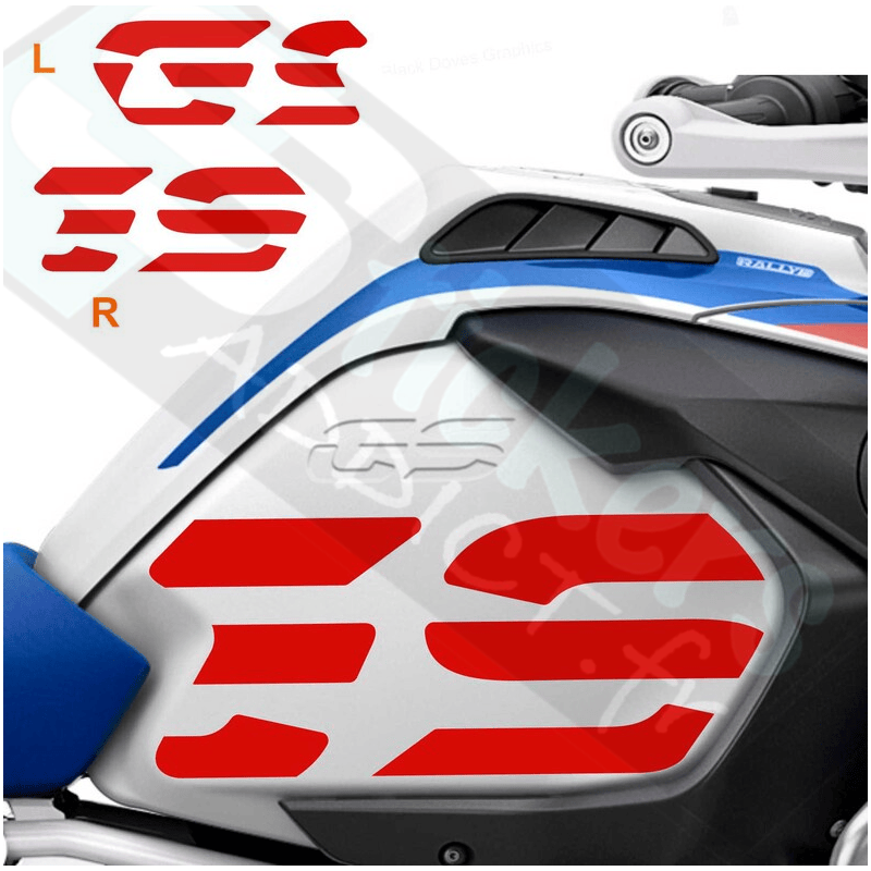 KIT DE 2 STICKERS RÉSERVOIR BMW R1200GS/R1250GS ADVENTURE