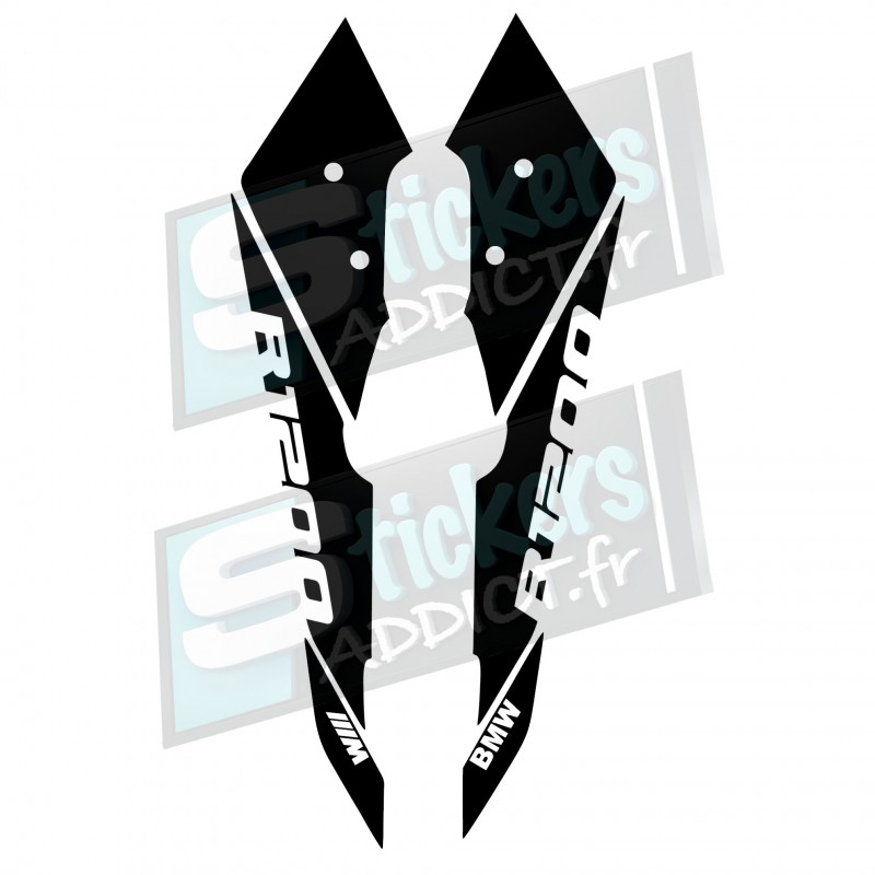 KIT DE STICKERS FACE AVANT/BEC BMW R1200GS ADVENTURE