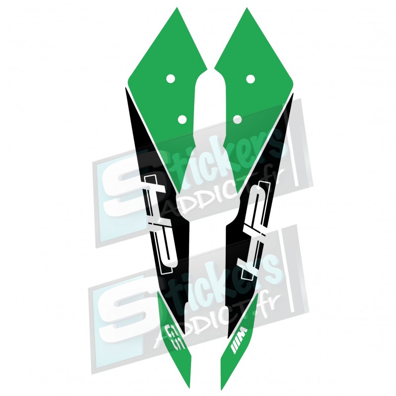 KIT DE STICKERS FACE AVANT/BEC HP BMW R1200GS/R1250GS ADVENTURE