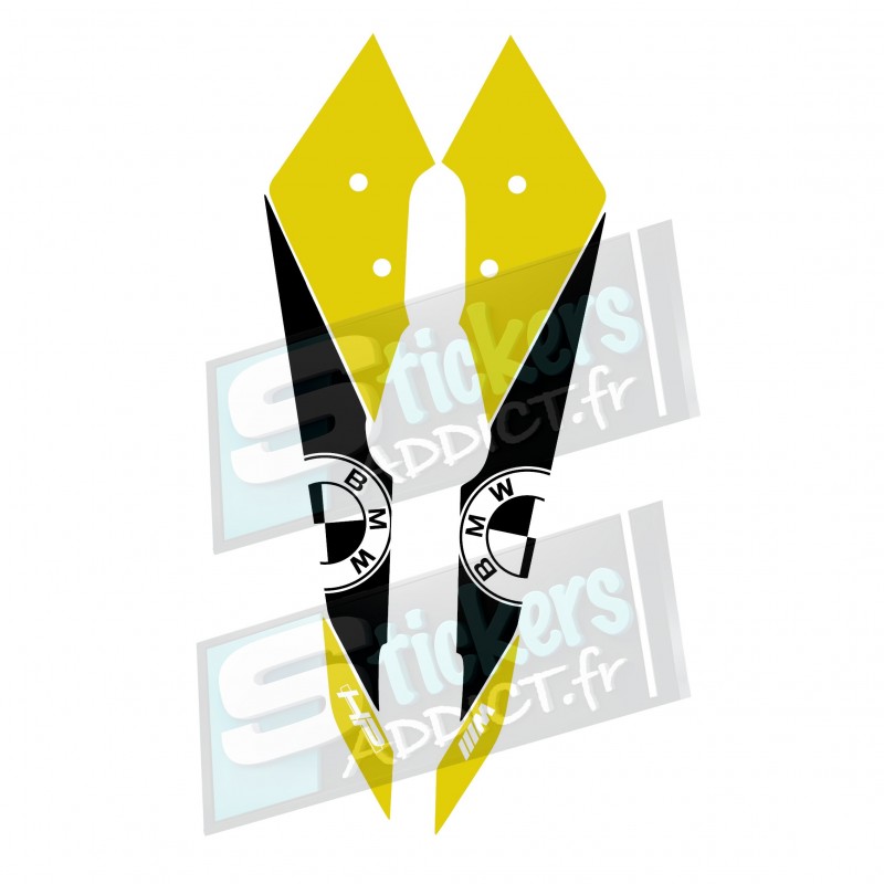 KIT DE STICKERS FACE AVANT/BEC BMW R1200GS/R1250GS ADVENTURE