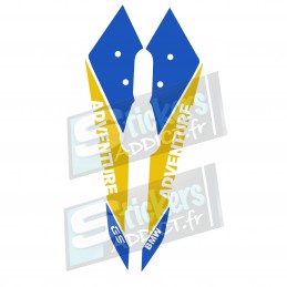 KIT DE STICKERS FACE AVANT/BEC ADVENTURE BMW R1200GS/R1250GS ADVENTURE