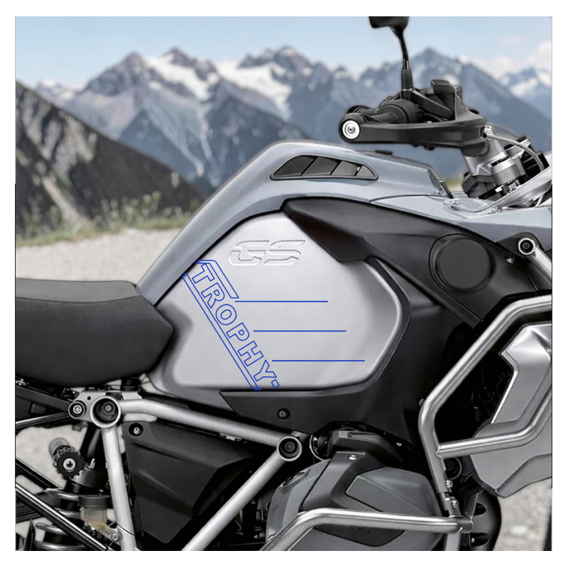 Stickers R1200gs KIT DE 2 STICKERS RÉSERVOIR BMW R1200GS/R1250GS ADVENTURE Couleur Noir ...
