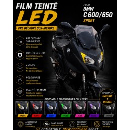 KIT FILM TEINTÉ BARRE LED – BMW C600/C650 SPORT