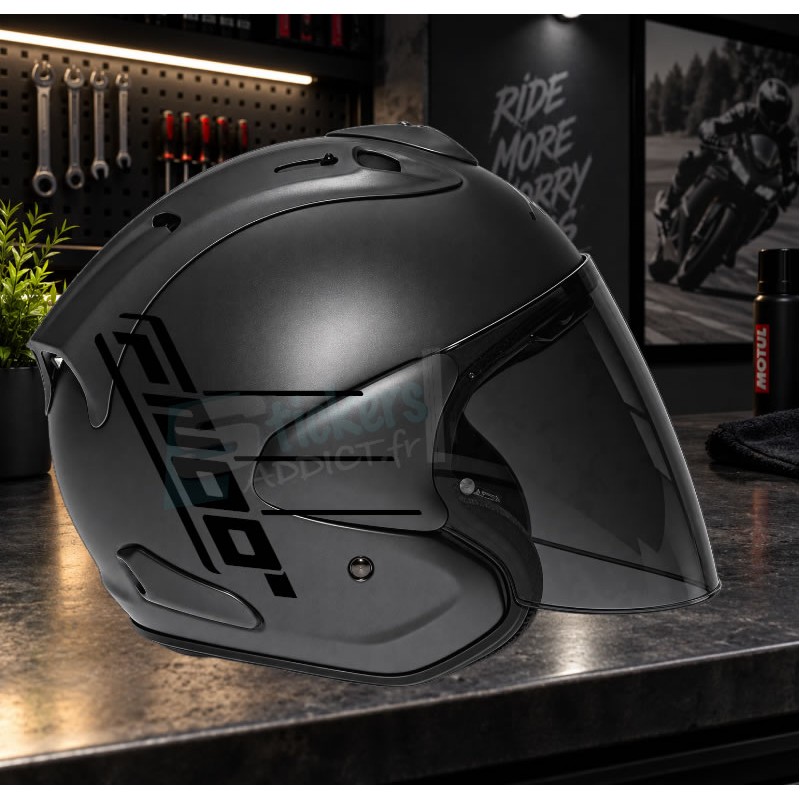Stickers Latéraux pour Arai Jet SZR Vas / SZR Evo GS 1200