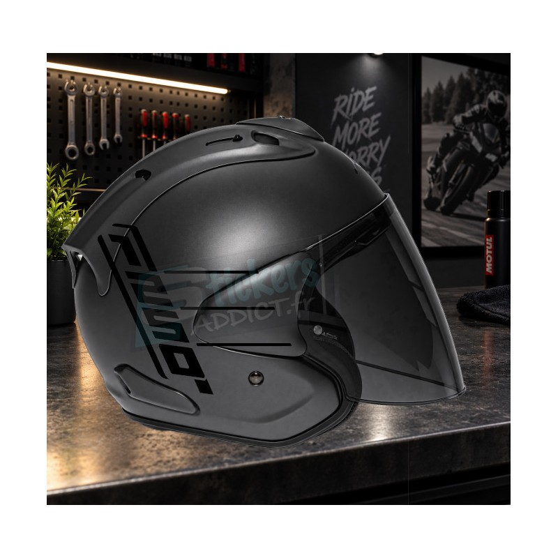 Stickers Latéraux pour Arai Jet SZR Vas / SZR Evo BMW GS/RT/R/RS 1250