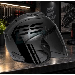 Stickers Arai Jet SZR Vas/SZR Evo BMW GS TRIPLE BLACK