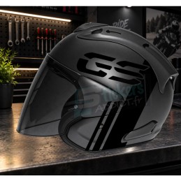 Stickers Arai Jet SZR Vas/SZR Evo BMW GS TRIPLE BLACK