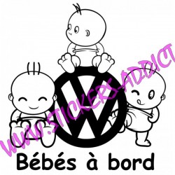 Bébés à Bord Volkswagen VW 2