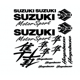 Kit de 18 Stickers Suzuki