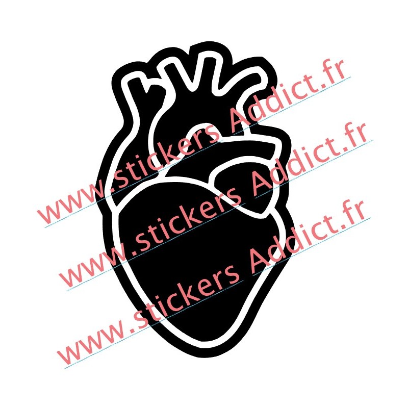 Sticker PNL Coeur
