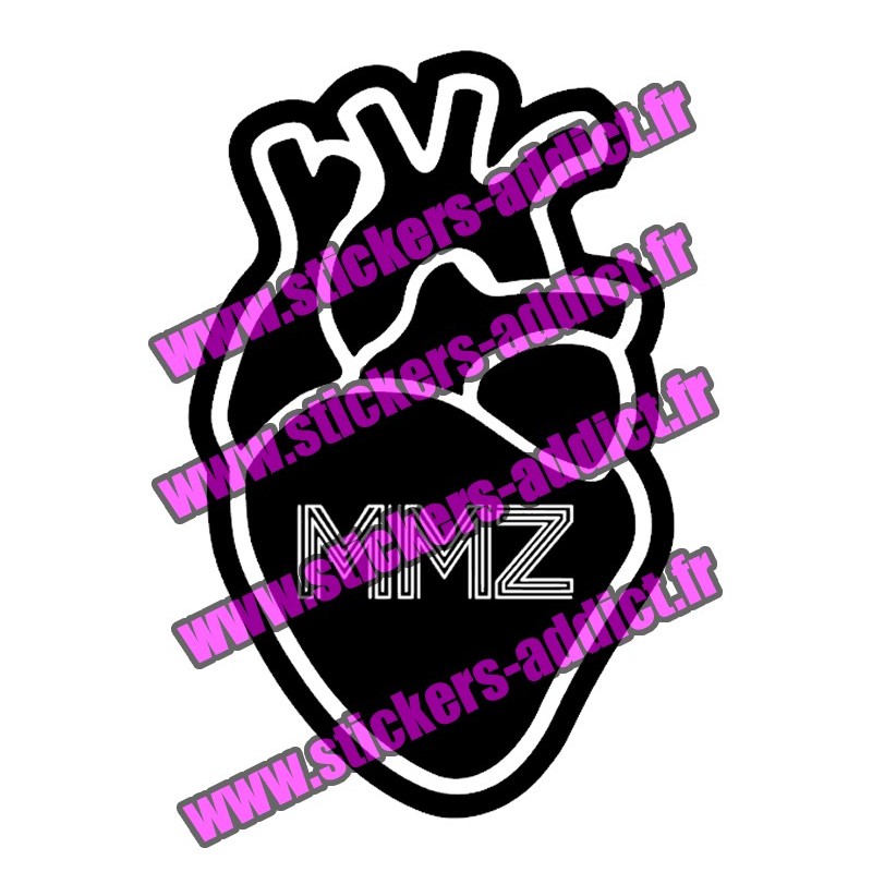 Stickers PNL Coeur MMZ Stickers PNL Coeur MMZ