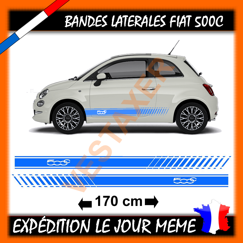 bandes Latérales Fiat 500c bandes Latérales Fiat 500c