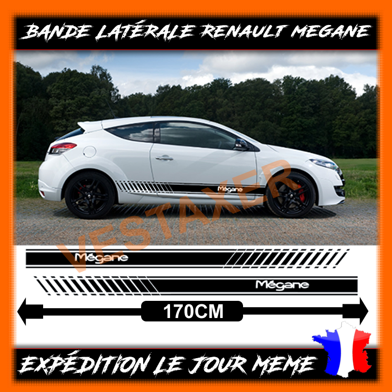 bandes Latérales Renault Megane Sport bandes Latérales Renault Megane Sport