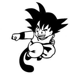Stickers Goku Jeune Dragon Ball