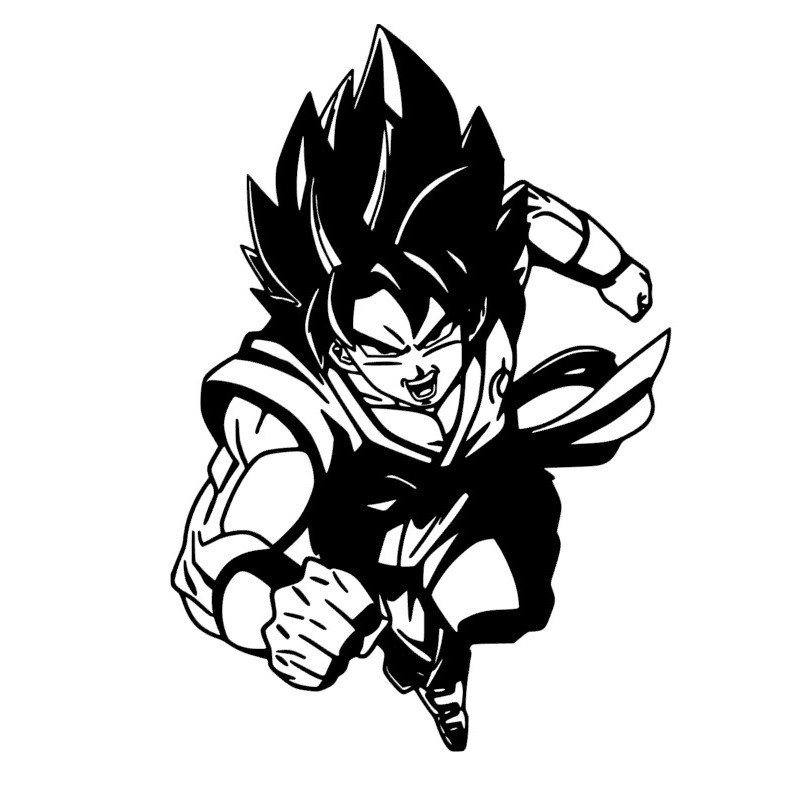 Stickers San Goku Saiyan Dragon Ball Stickers San Goku Saiyan Dragon Ball