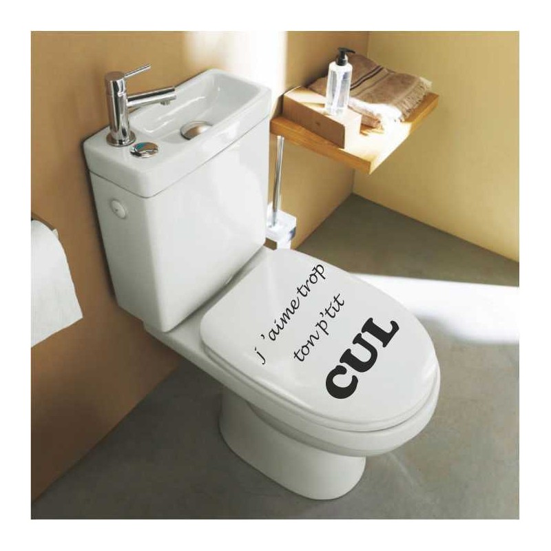 Stickers Toilette WC fun Stickers Toilette WC fun
