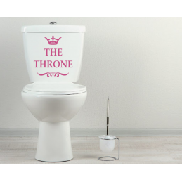 Sticker toilette the Throne