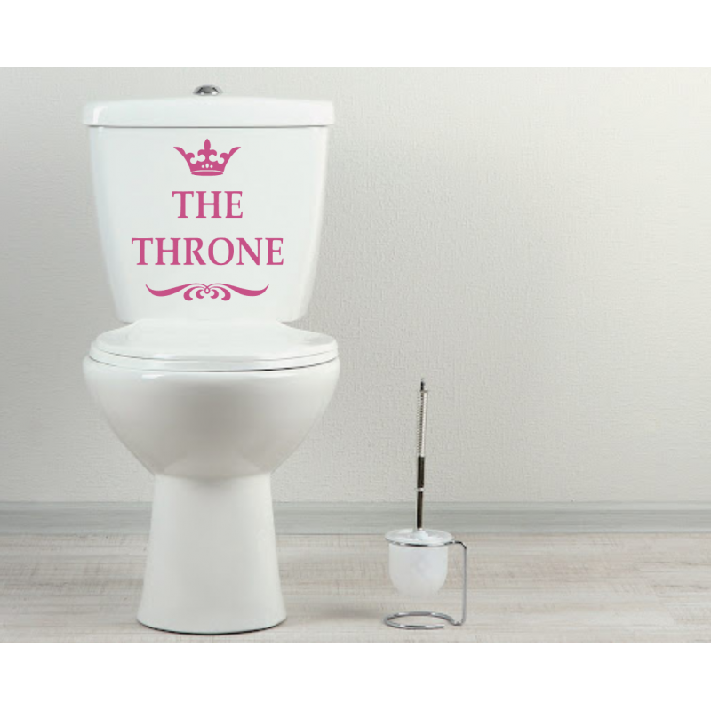 Sticker toilette the Throne Sticker toilette the Throne