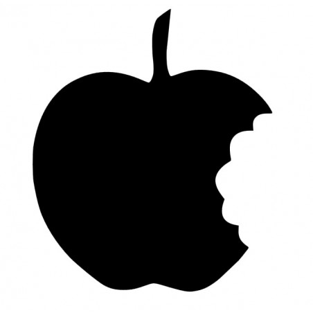 Stickers Pomme Croquee