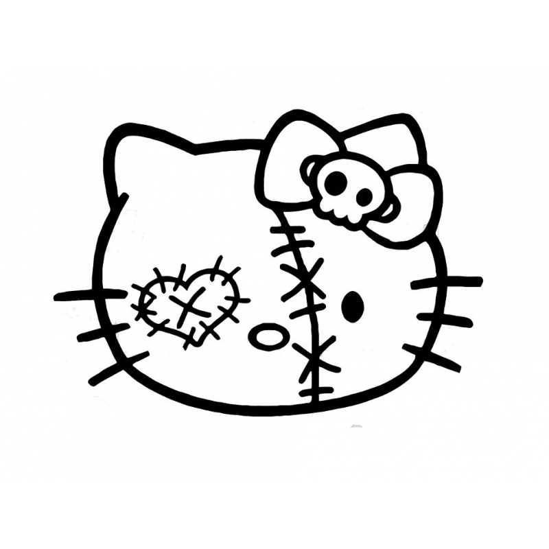 Stickers Hello-Kitty Zombie Stickers Hello-Kitty Zombie