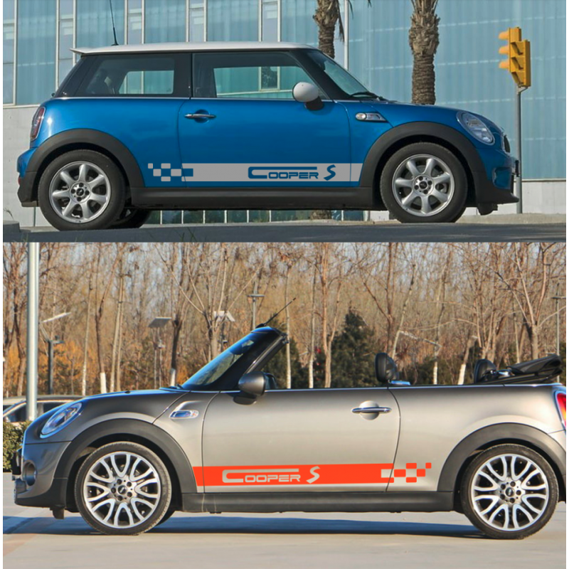 Bandes latérales Mini Cooper S Bandes latérales Mini Cooper S