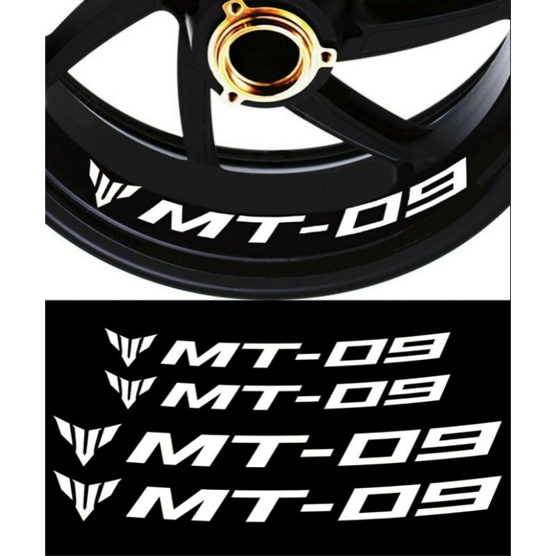 4 X STICKER LISERET JANTE LOGO POUR YAMAHA MT09 MOTO STICKERS 4 X STICKER LISERET JANTE LOGO POUR YAMAHA MT09 MOTO STICKERS