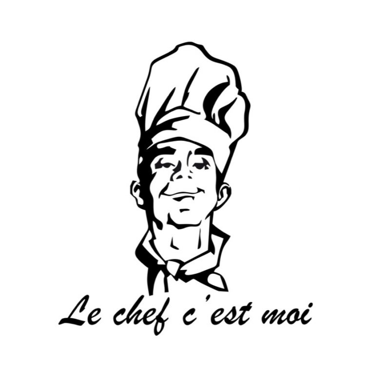 Stickers cuisine Le Chef C'est Moi Stickers cuisine Le Chef C'est Moi
