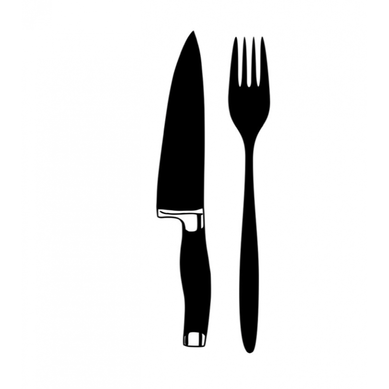 Stickers cuisine Couverts Stickers cuisine Couverts