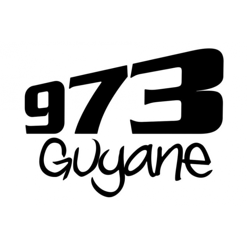 Stickers Guyane 973 Stickers Guyane 973