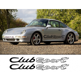 Bandes latérales Porsche Club Sport