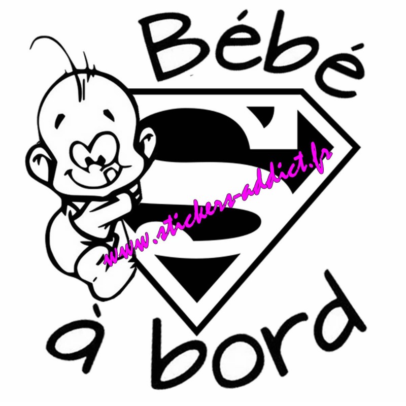 Bébé à Bord Superman Bébé à Bord Superman