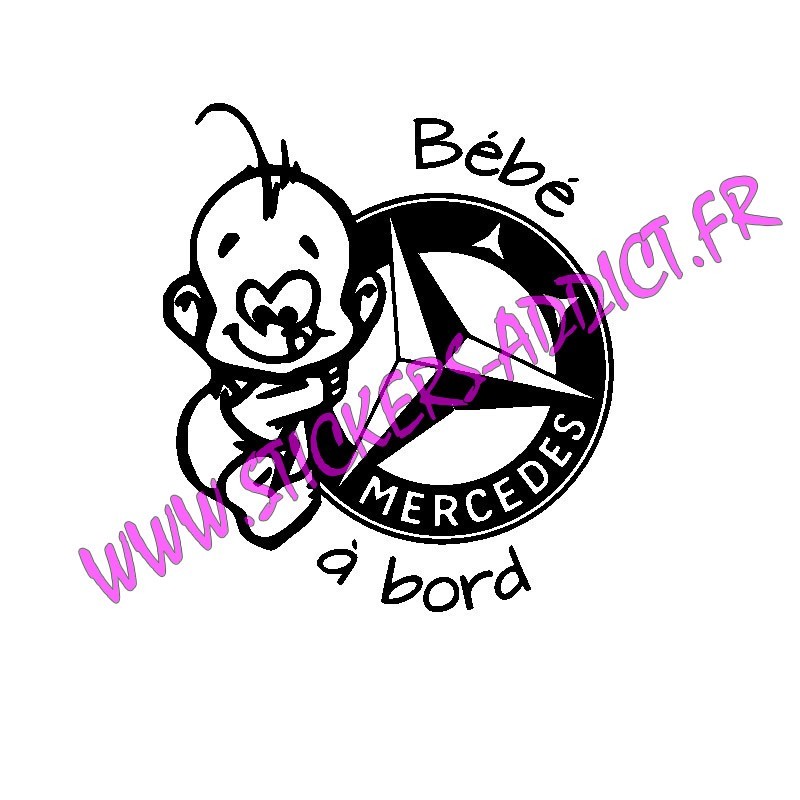 Bébé à Bord Mercedes Bébé à Bord Mercedes