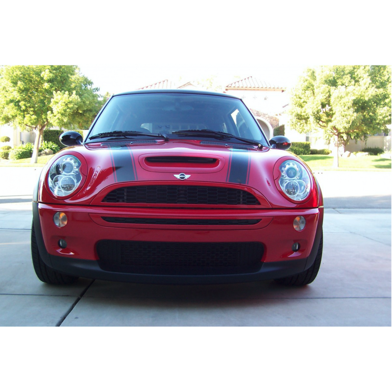 2 bandes de Capot Mini Cooper avec liserets 2 bandes de Capot Mini Cooper avec liserets