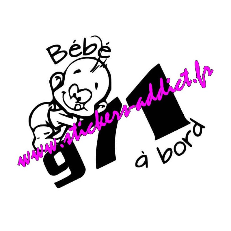 Bébé à Bord 971 Bébé à Bord 971